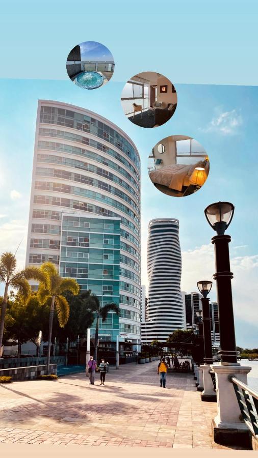 Apartamento Vista Al Rio Puerto Santana Riverfront 1 جواياكيل المظهر الخارجي الصورة